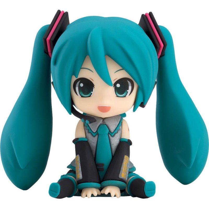 Character Vocal Series 01: Hatsune Miku figurine mini Piapro Characters Rubber Mascot Nendroid Plus Hatsune Miku 8 cm