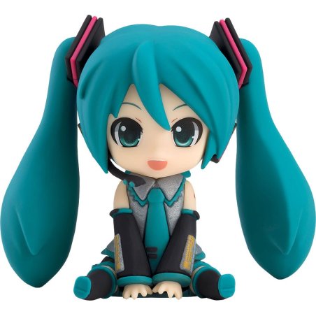 Character Vocal Series 01: Hatsune Miku figurine mini Piapro Characters Rubber Mascot Nendroid Plus Hatsune Miku 8 cm