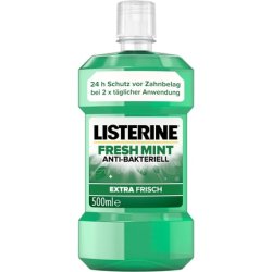 LISTERINE Fresh Mint Antibacterial Mouthwash with Essential Oils & Mint Flavor 500ml