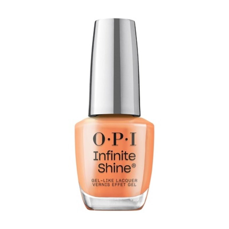 OPI Infinite Shine Long-Wear Dark Crème Finish Opaque Coral Nail Polish 0.5 fl oz