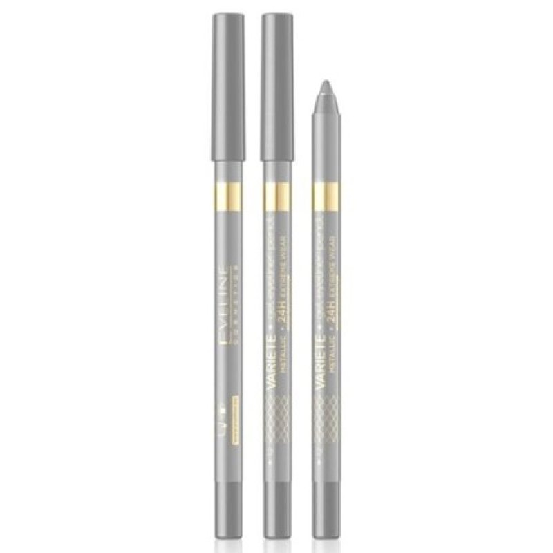 Eveline Cosmet Waterproof Gel Eye Pencil 12 Silver