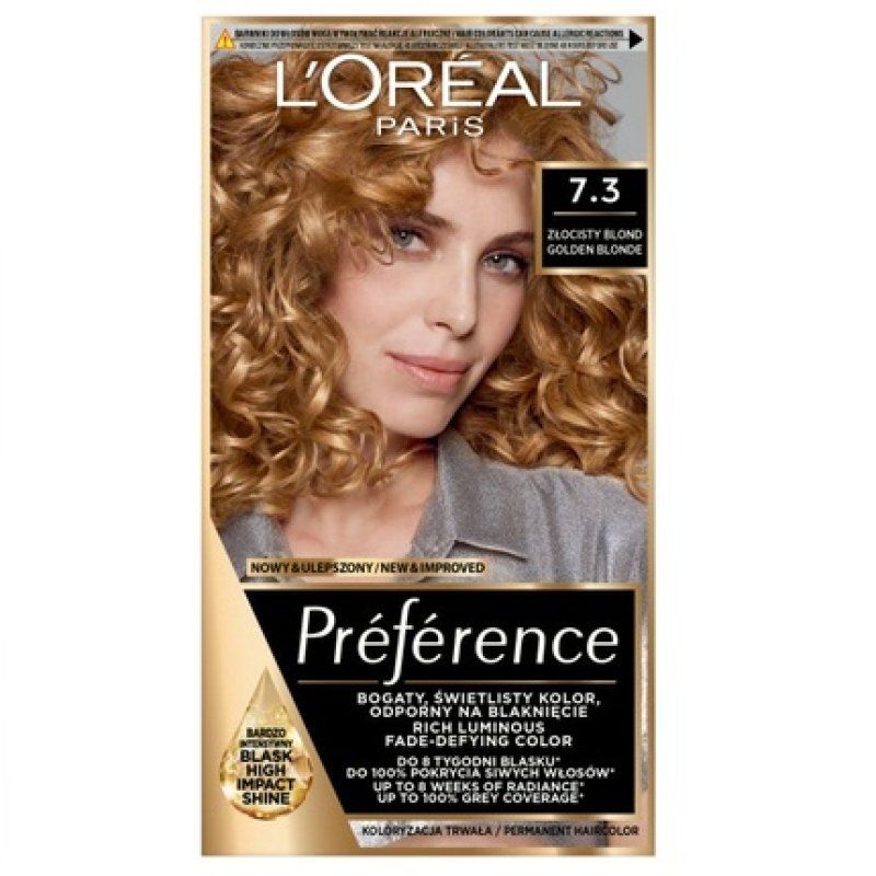 L'Oreal Preference Hair Color 73 Golden Blonde