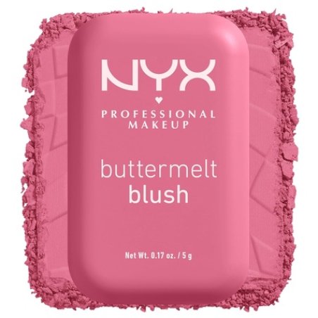 NYX PROFESSIONAL MAKEUP Buttermelt Powder Blush Fade and Transfer-Resistant Blush Vegan Formula For The Butta 06 0.17