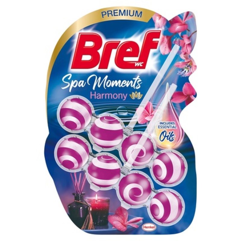 Bref Spa Moments Cleaning And Fragrance Hanging Device For Toilet Harmony - 2 Pieces