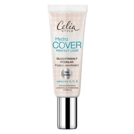 Celia Hydro Cover Perfect Look Long-Lasting Concealing And Moisturizing Foundation 104 Caramel 30ml