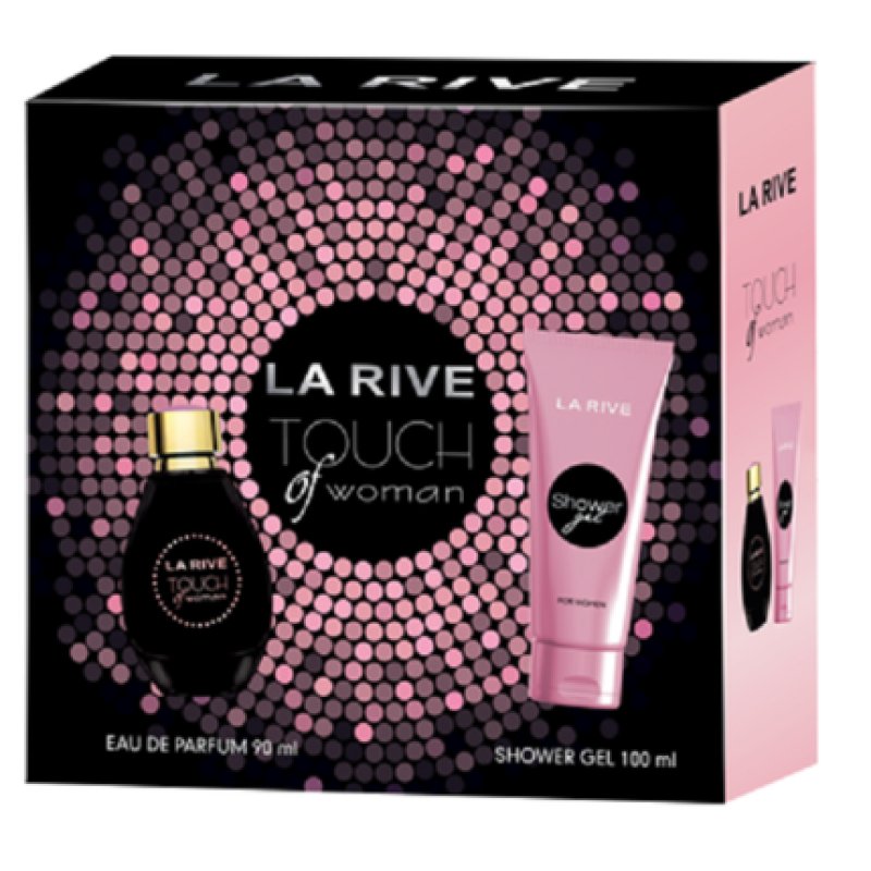 La Rive Touch of Woman Gift Set EDP 90ml and Shower Gel 100ml - New