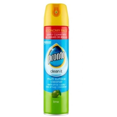 Pronto Multi Surface Furniture Spray Lime 300 Ml - Effective Cleaning Solution