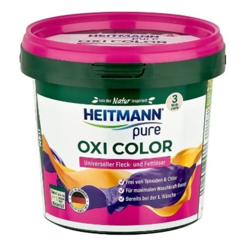 Heitmann Pure Oxi Color Fabric Stain Remover 500g