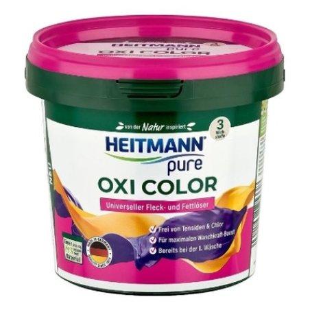 Heitmann Pure Oxi Color Fabric Stain Remover 500g