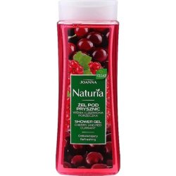 JOANNA Naturia Cherry and Red Currant Extract Shower Gel - Thoroughly Cleansed and Refreshed Skin - Women's Care Shower