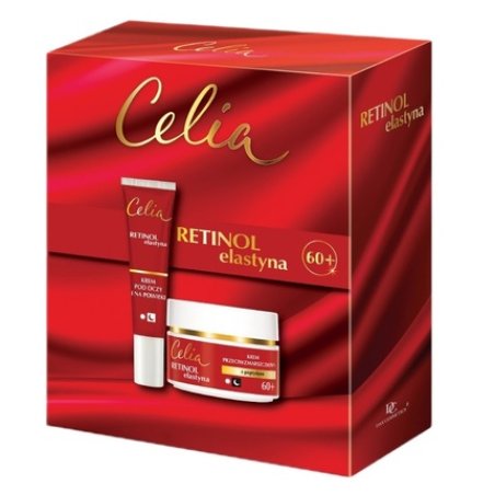 Celiaset Retinol Elastin Cream 60 For Day And Night 50ml And Eye And Eyelid Cream 15ml