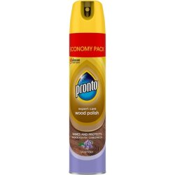 Pronto Wooden Furniture Cleaner Aerosol Lavender Scent 300ml