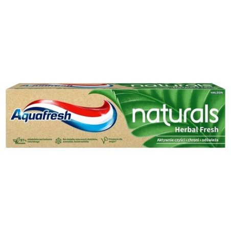 Aquafresh Naturals Herbal Fresh Toothpaste With Fluoride 75ml
