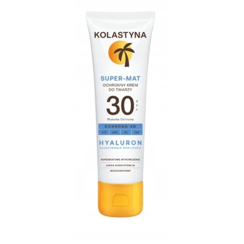 Kolastyna Sun Protective Face Cream Super Matte Spf 30 50 Ml