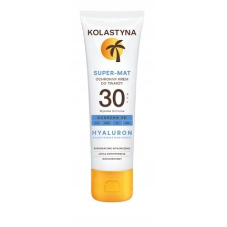 Kolastyna Sun Protective Face Cream Super Matte Spf 30 50 Ml