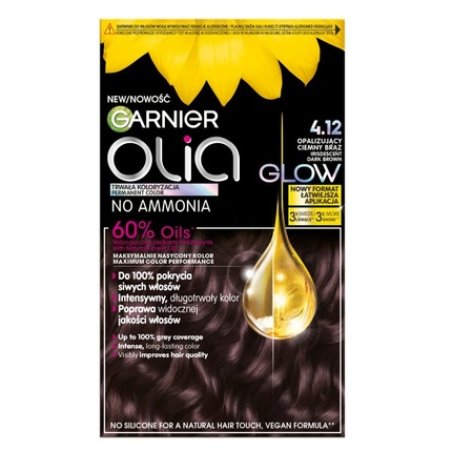 Garnier Olia Hair Color 412 Iridescent Dark Brown
