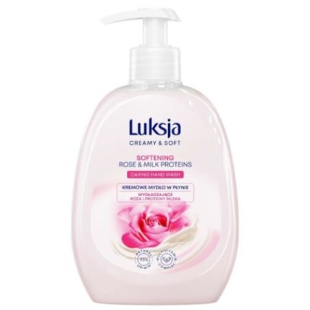 Luxja Creamy and Soft Smoothing Rose and Milk Protein Liquid Soap 500ml