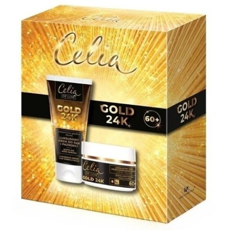 Celiaset De Luxe Gold 24k Anti-Wrinkle Cream Day And Night 50ml And Hand Cream 80ml