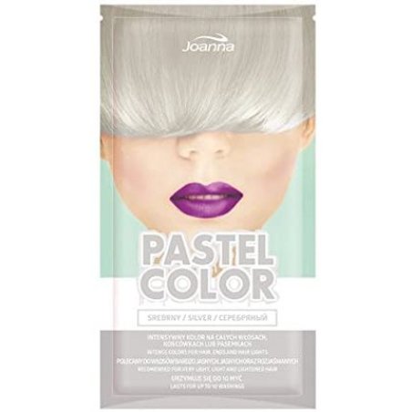 Joanna Pastel Color Hair Shampoo Up to 10 Washes Ammonia Free 35g Silver