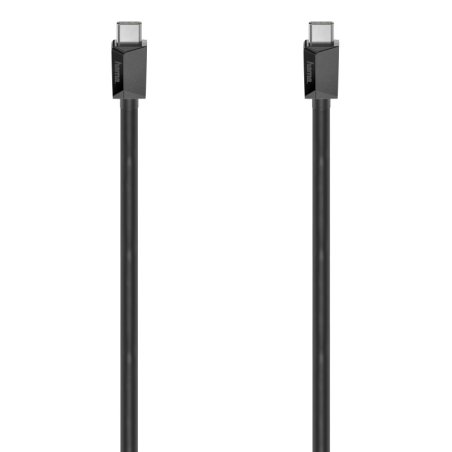 Hama 10Gbps USB-C to USB-C Charging Cable, E-Marker, USB 3.2 Gen2, 5A, 100W, 2 Metre, Black