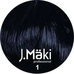 J.Maki Professional, Vopsea permanenta 1/Negru, 60ml