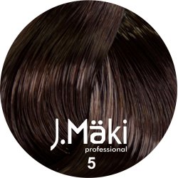 J.Maki Professional, Vopsea permanenta 5/Castaniu deschis, 60ml