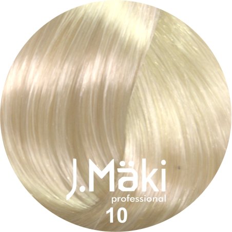 J.Maki Professional, Vopsea permanenta 10/Blond extra deschis, 60ml