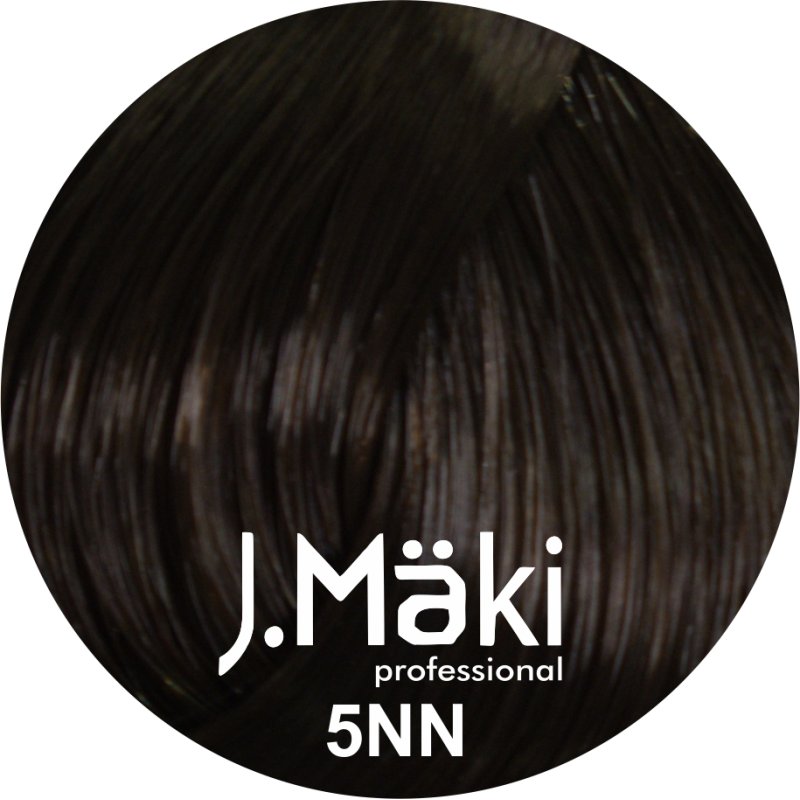 J.Maki Professional, Vopsea permanenta 5NN/Castaniu deschis intens, 60ml