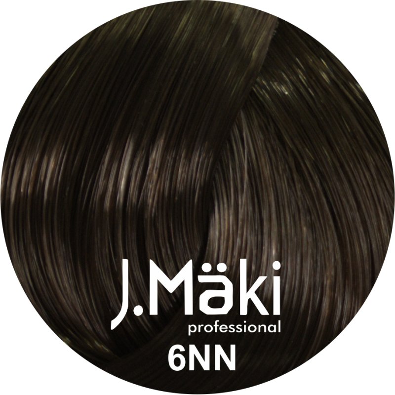 J.Maki Professional, Vopsea permanenta 6NN/Blond inchis intens, 60ml