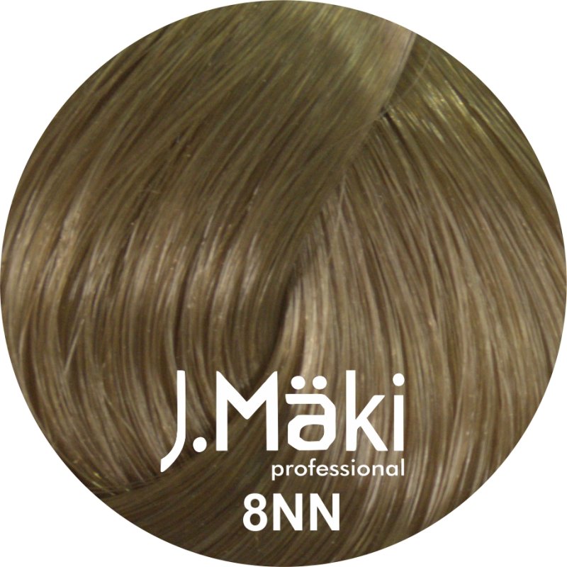 J.Maki Professional, Vopsea permanenta 8NN/Blond deschis intens, 60ml