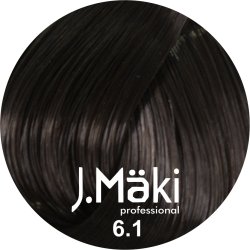 J.Maki Professional, Vopsea permanenta 6.1/Blond inchis cenusiu, 60ml
