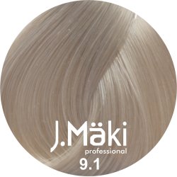 J.Maki Professional, Vopsea permanenta 9.1/Blond foarte deschis cenusiu, 60ml