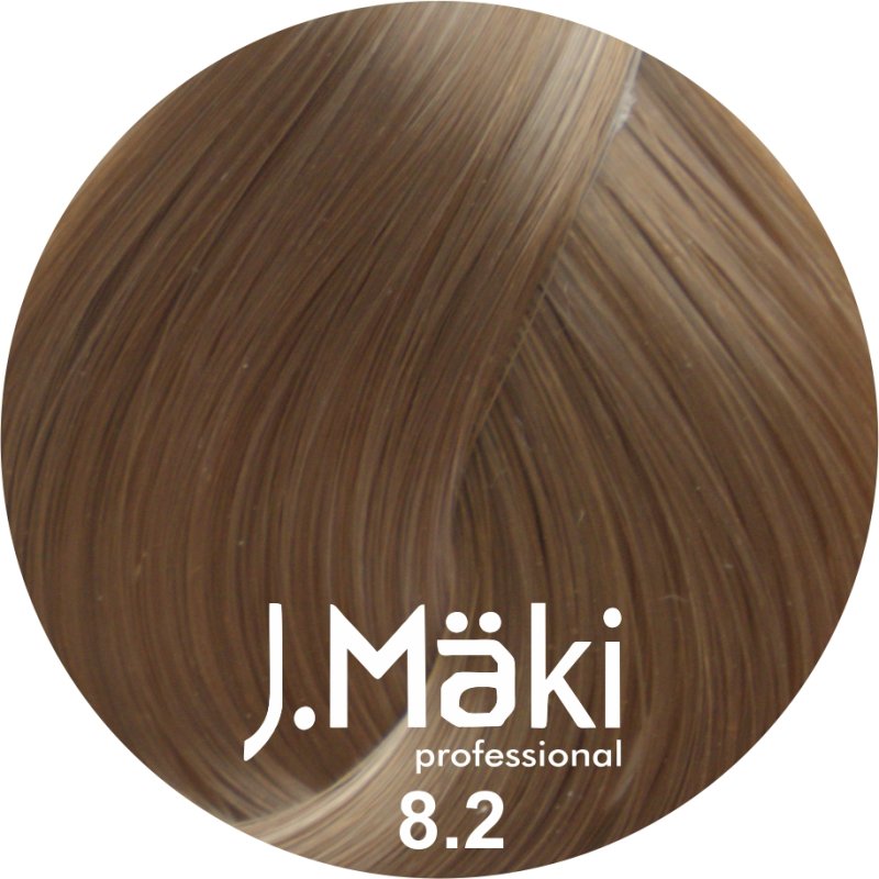 J.Maki Professional, Vopsea permanenta 8.2/Blond perlat deschis, 60ml