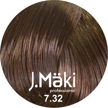 J.Maki Professional, Vopsea permanenta 7.32/Blond bej mediu, 60ml