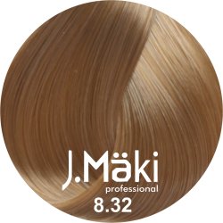 J.Maki Professional, Vopsea permanenta 8.32/Blond bej deschis, 60ml