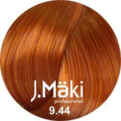J.Maki Professional, Vopsea permanenta 9.44/Blond cupru intens foarte deschis, 60ml