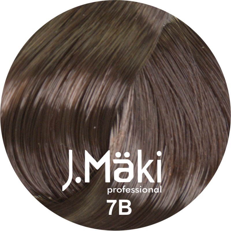 J.Maki Professional, Vopsea permanenta 7B/Blond cappuccino mediu, 60ml