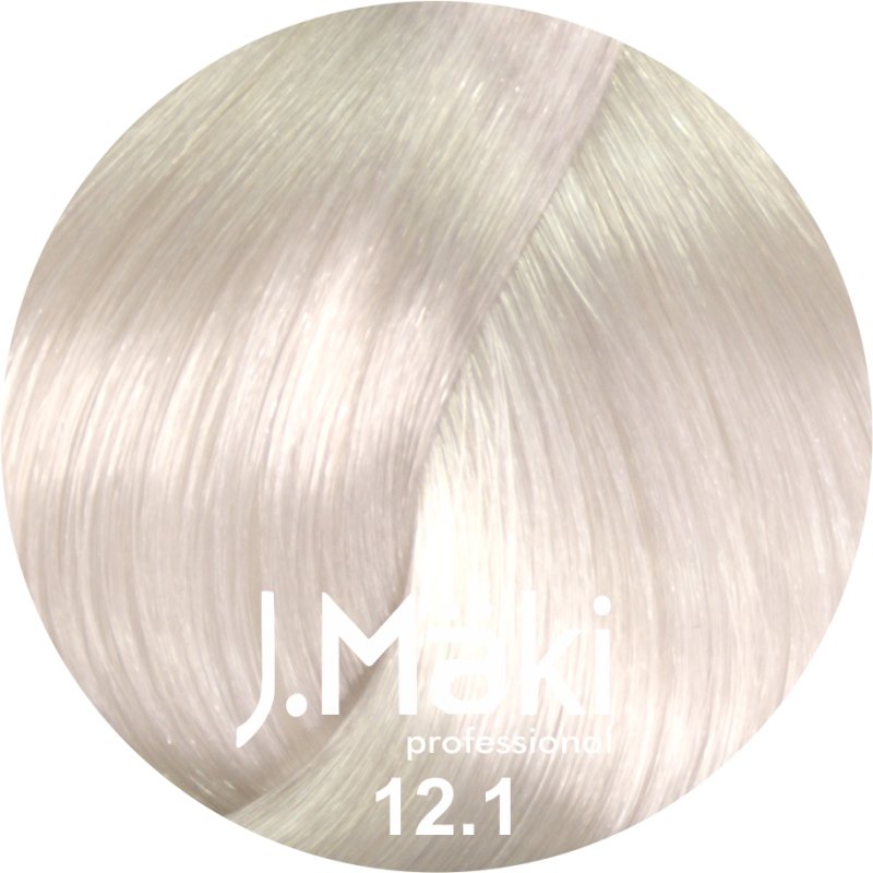 J.Maki Professional, Vopsea permanenta 12.1/Blond cenusiu super deschis, 60ml