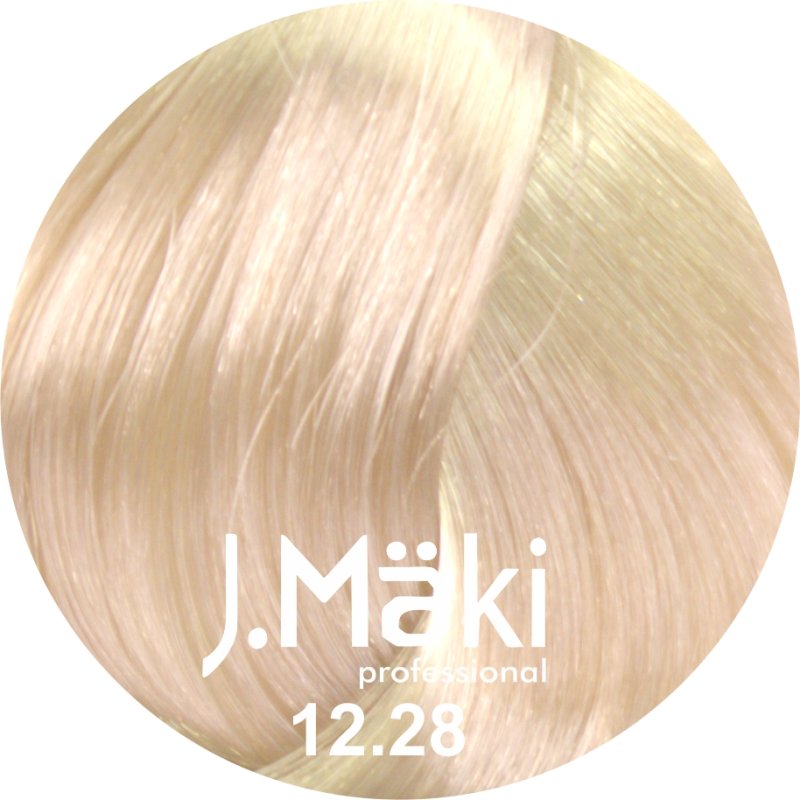 J.Maki Professional, Vopsea permanenta 12.28/Blond perlat bej super deschis, 60ml