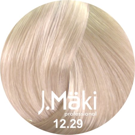 J.Maki Professional, Vopsea permanenta 12.29/Blond perlat cenusiu super deschis, 60ml