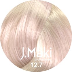 J.Maki Professional, Vopsea permanenta 12.7/Blond violet super deschis, 60ml