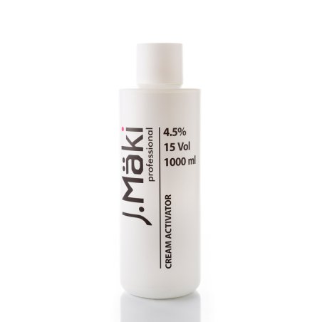 J.Maki Professional, Activator-Cream 15 vol / 4.5%, Oxidant, 1000ml