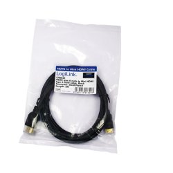 LogiLink CH0023 HDMI cable 2 m HDMI Type A (Standard) HDMI Type C (Mini) Black