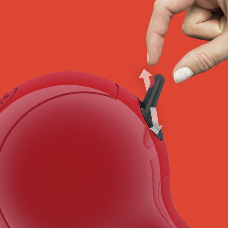 Krups KP 1A35 Piccolo XS Dolce Gusto rot/schwarz