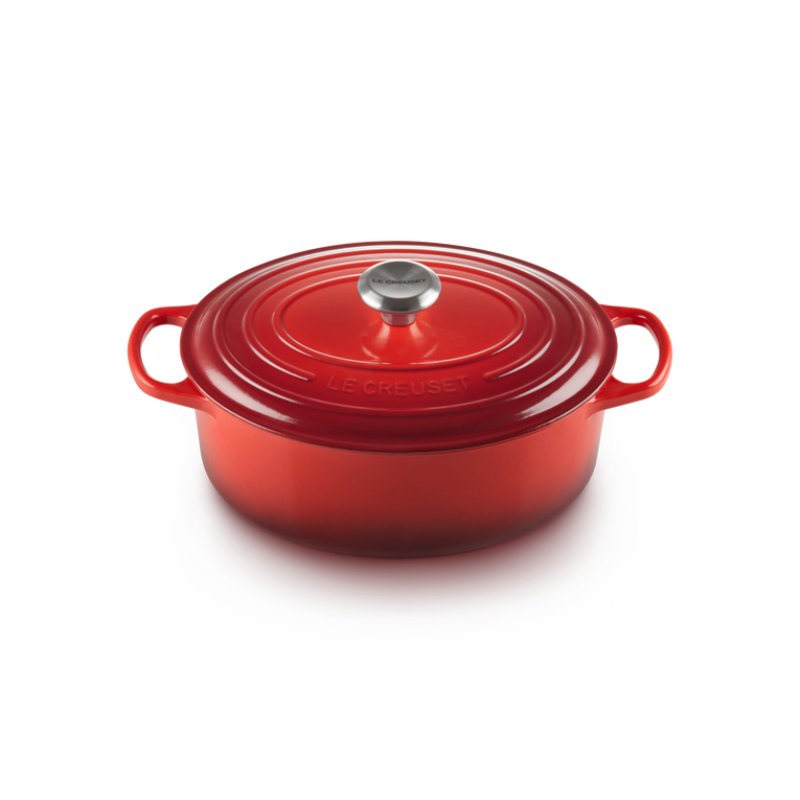 Le Creuset Signature Bräter oval 29 cm kirschrot