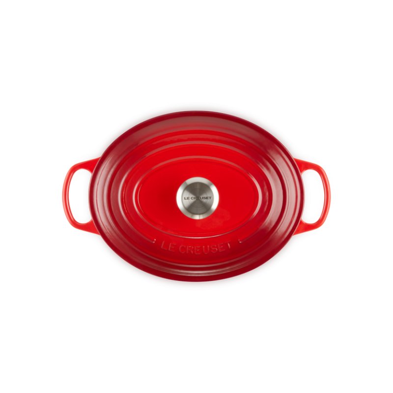 Le Creuset Signature Bräter oval 29 cm kirschrot
