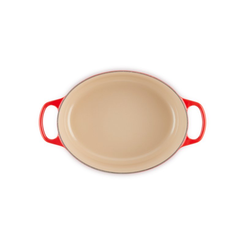 Le Creuset Signature Bräter oval 29 cm kirschrot