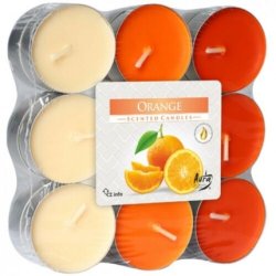 18 Orange Scented Tea Lights Interior Fragrance
