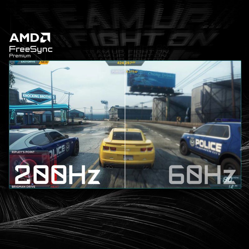 GIGABYTE GS25F2 Écran Gaming 25" FHD - 1920 x 1080, 200Hz, 1ms, 300 cd/m², Display HDR 10, HDMI 2.0, DisplayPort 1.4