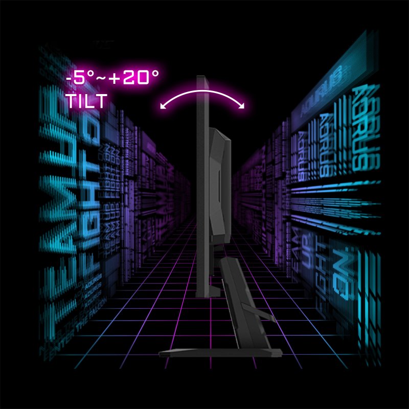 GIGABYTE GS25F2 25 FHD Gaming Monitor - 1920 x 1080 200Hz 1ms 300 cd/m2 Display HDR 10 HDMI 2.0 Displayport 1.4